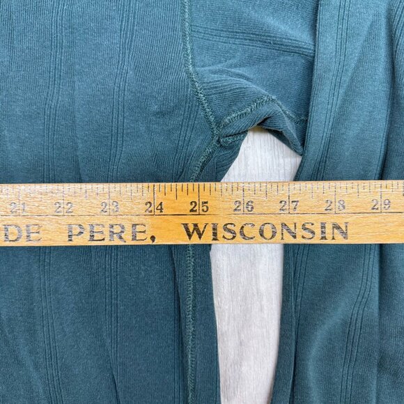 ✅Mens XL VTG Eddie Bauer Henley Shirt Long Sleeve Cotton 3-button in USA Casual - Picture 3 of 9